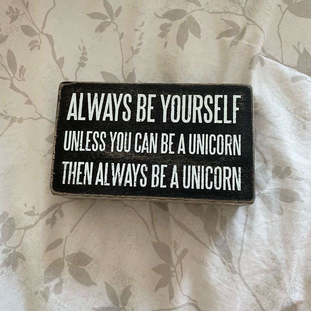 Distressed Unicorn Sign